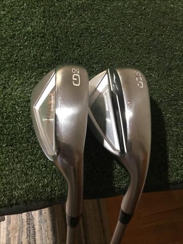Mizuno JPX 919 Quad Cut Grooves Wedge Set GW&SW Stiff KBS Tour C-Taper 110 Steel