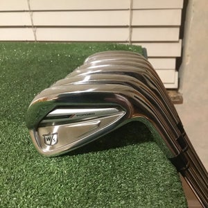 Wilson Staff DYNAPWR Forged Irons Set (5-PW-GW) Stiff KBS Tour Lite Steel Shafts