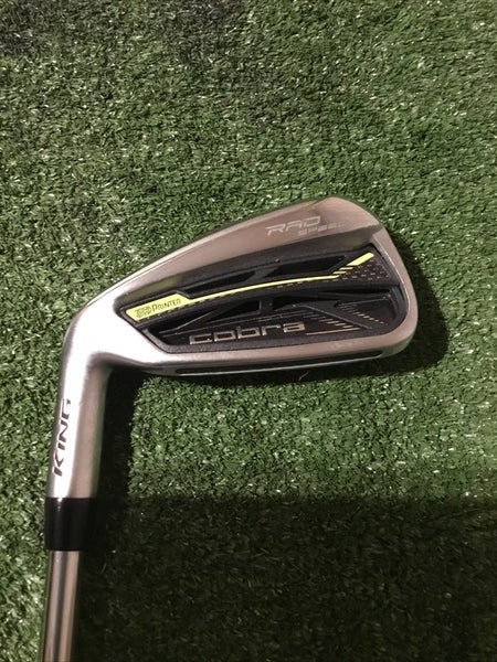 Cobra Left Handed King Rad Speed 3D Printed 6 Iron Regular KBS Tour 90 Steel LH