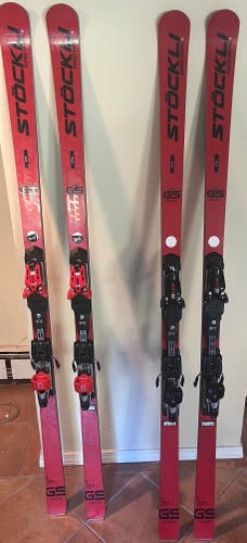 Women's 2024 Stockli 188 cm Racing Laser Skis With Bindings Max Din 16 (Used)