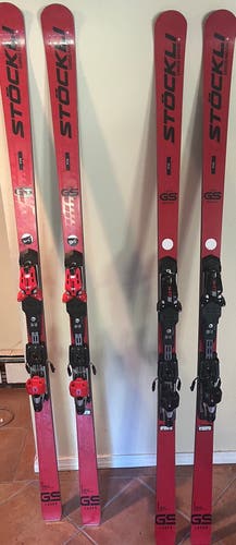 Women's 2024 Stockli 188 cm Racing Laser Skis With Bindings Max Din 16 (Used)