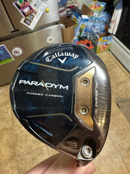 3 Wood Callaway Paradym Right Handed Fairway Wood Stiff Flex
