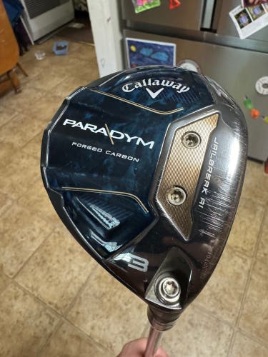 3 Wood Callaway Paradym Right Handed Fairway Wood Stiff Flex