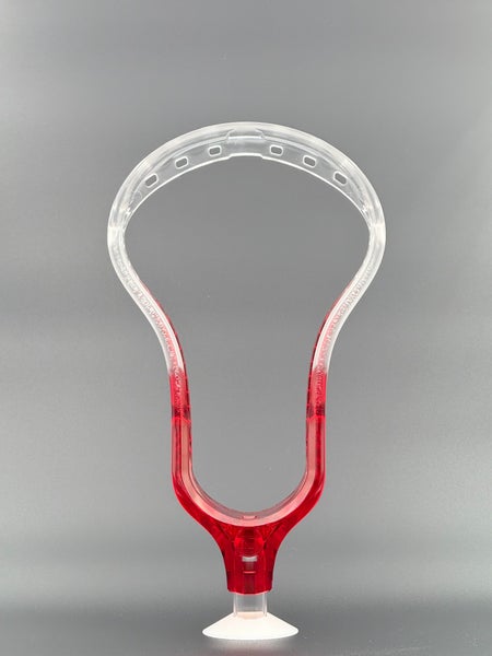 Clear-Red Fade N2O Lacrosse Head - Unstrung