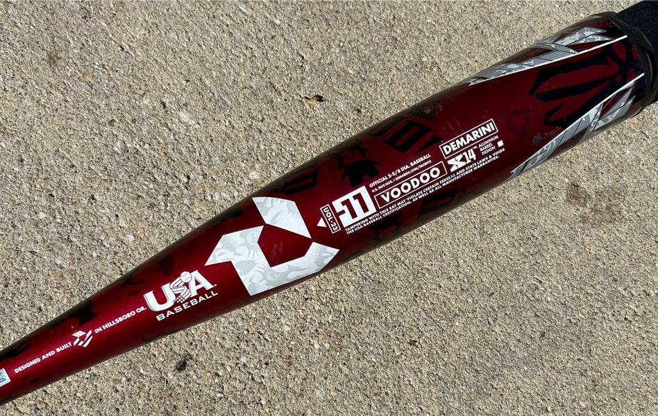 2023 DeMarini Voodoo One Alloy USABat Certified Bat (-11)  19 oz 30" (Used)