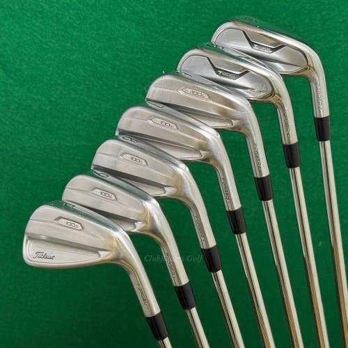 Titleist 2021 T200/T100s Forged 4-PW Iron Set TT AMT Tour White S300 Steel Stiff