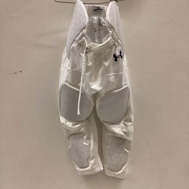Used Under Armour Youth FB Integrated Pants White XL 11725-S000490048