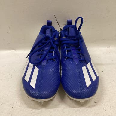 Used Adidas Adult FB Cleats Royal Blue And White Senior 7 11725-S000490050