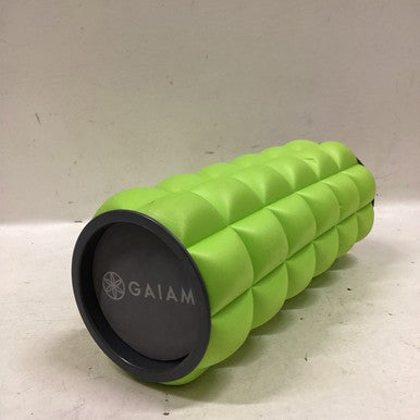 Used Gaiam Exercise Foam Roller Neon Green SM 11725-S000490008