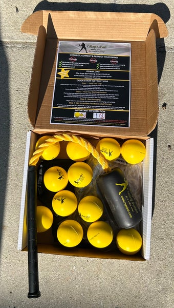 Rope Bat - The Ultimate Hitting System - Basebal & Softball Swing Trainer