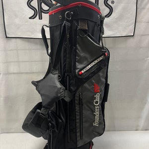 Used Founders Club GOLF LOCK 10 Mens Stand Bag Black 11490-S000264483