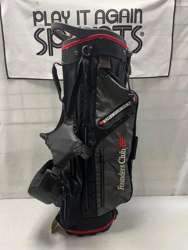 Used Founders Club GOLF LOCK 10 Mens Stand Bag Black 11490-S000264483