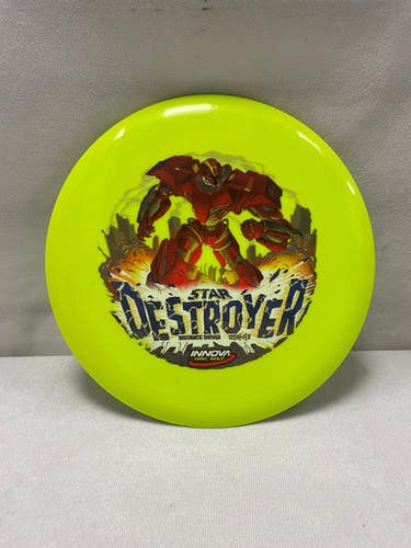 Used Innova STAR DESTROYER Disc Golf Driver Yellow 11490-S000264473