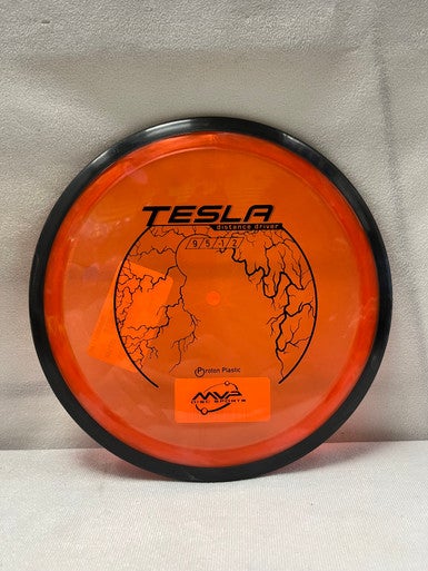 Used MVP PROTON TESLA Disc Golf Driver Orange 11490-S000264398