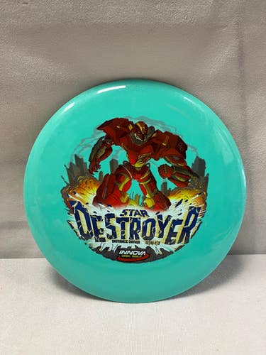 Used Innova STAR DESTROYER Disc Golf Driver Green 11490-S000264384