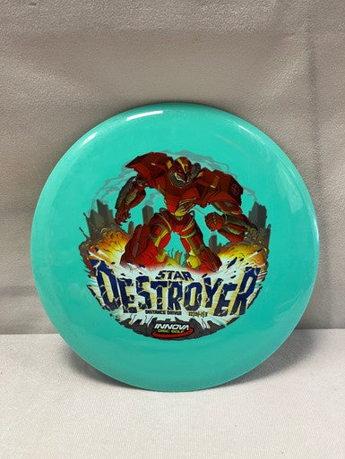 Used Innova STAR DESTROYER Disc Golf Driver Green 11490-S000264384