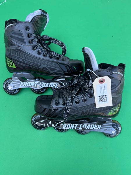 Mission Inhaler DSG5 Hockey Goalie Skates Size 4 (Used)