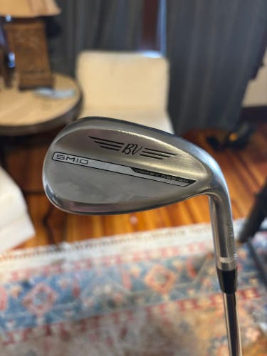 Men's Titleist Vokey SM10 Tour Chrome Right Handed Wedge Wedge Flex 60 Degree Steel Shaft (Used)
