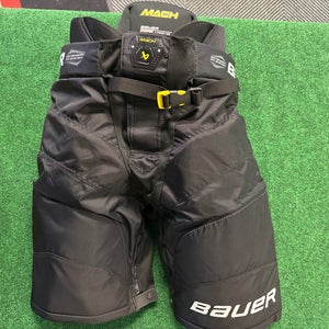 Black Bauer Supreme Mach Hockey Pants (Used) | Intermediate Large