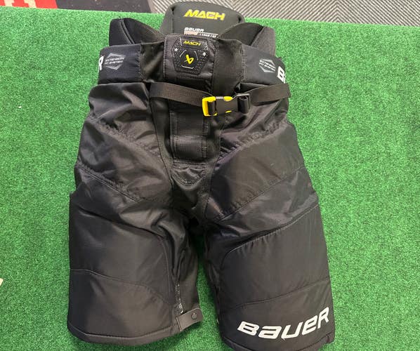 Black Bauer Supreme Mach Hockey Pants (Used) | Intermediate Large