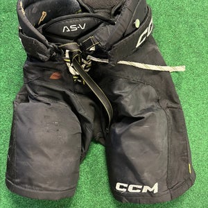 Black CCM Tacks AS-V Hockey Pants (Used) | Junior Large