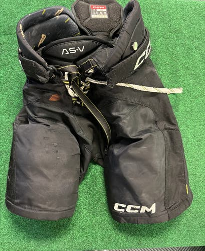 Black CCM Tacks AS-V Hockey Pants (Used) | Junior Large