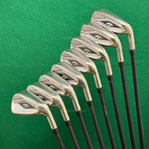 Callaway Paradym Ai SMOKE HL 5-GW Iron Set Cypher Sixty 5.5 Graphite Regular