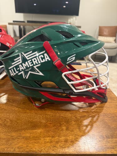 Cascade S Green with red stickers.