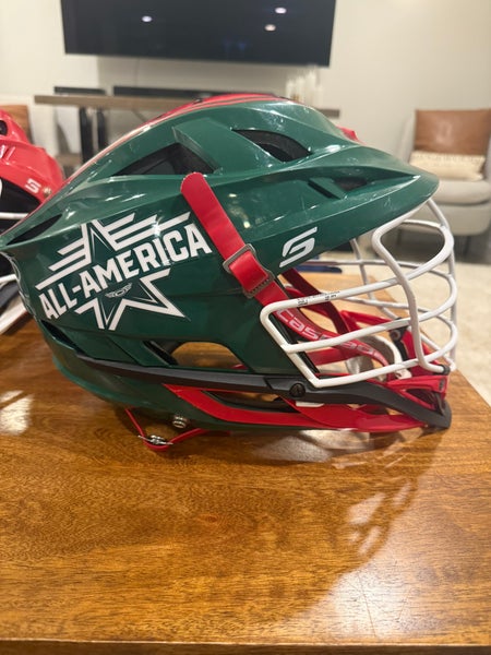 Cascade S Green with red stickers.