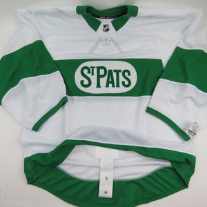 Adidas Team Issued Toronto Maple Leafs ST PATS Authentic Pro NHL Hockey Game Jersey 58 GOALIE