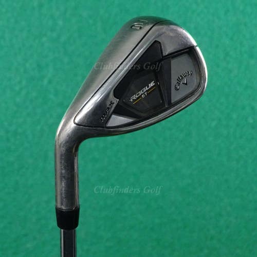 LH Callaway Rogue ST MAX Single 9 Iron True Temper Elevate MPH 95 Steel Stiff