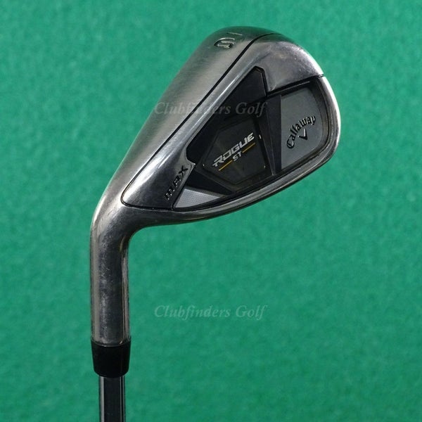 LH Callaway Rogue ST MAX Single 9 Iron True Temper Elevate MPH 95 Steel Stiff
