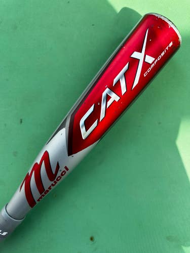 2023 Marucci CAT X Composite Bat USSSA Certified (-10) Composite 18 oz 28" (Used)