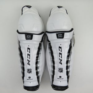 CCM 21K Pro NHL Pro Stock Ice Hockey Player Shin Pads Protective Senior Size 15" NWT