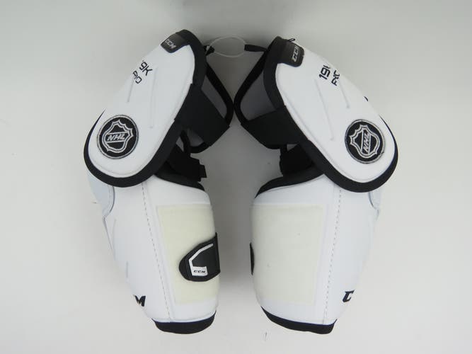 CCM 19K NHL Pro Stock Ice Hockey Player Elbow Pads Protective Size Senior Large