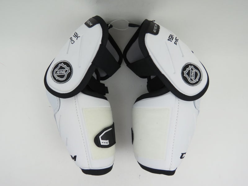 CCM 19K NHL Pro Stock Ice Hockey Player Elbow Pads Protective Size Senior Large