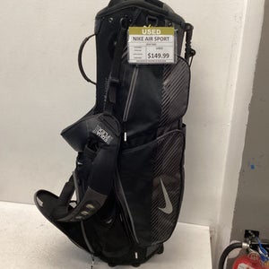 Used Nike AIR SPORT Mens Stand Bag Black 11443-S000196839