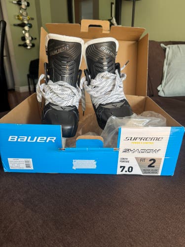 2025 Bauer Supreme Shadow Hockey Skates Regular Width   7 (New)
