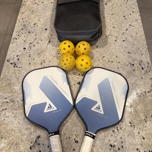 Joola Tundra Pickleball Paddles With 4 Pickleballs And Carrying Case New