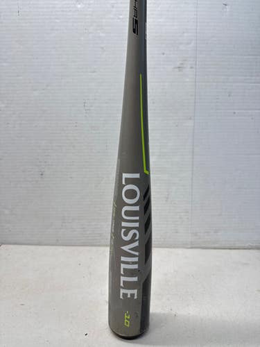 Used Louisville Slugger UBO5B10-20 BB/SB USA 2 5/8 Bat Grey And Lime 31" 11835-S000196904