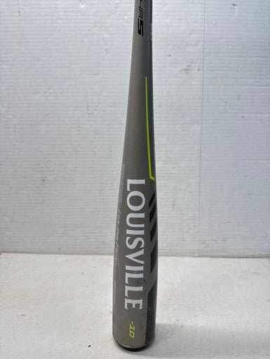 Used Louisville Slugger UBO5B10-20 BB/SB USA 2 5/8 Bat Grey And Lime 31" 11835-S000196904