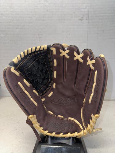 Used Rawlings RBG36BC BB/SB Glove RH Throw Brown 12 1/2" 11835-S000197317