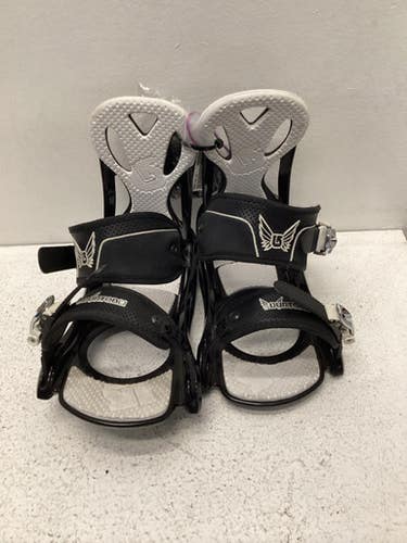 Used Burton F5 Mens Binding Only Black And White XS 11443-S000196124