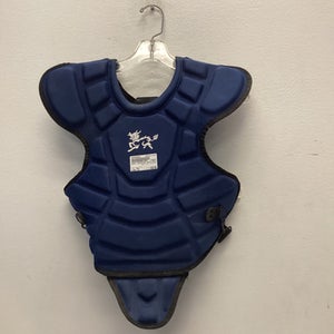 Used CHEST PROTECTOR Catchers Chest Protector Navy Blue Youth 11443-S000196281