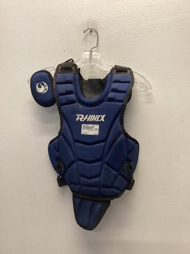 Used CHEST PROTECTOR Catchers Chest Protector Navy Blue Youth 11443-S000196282