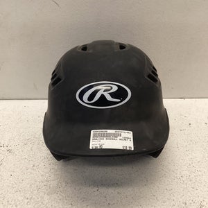Used Rawlings Batting Helmet No Mask Black MD 11443-S000196290