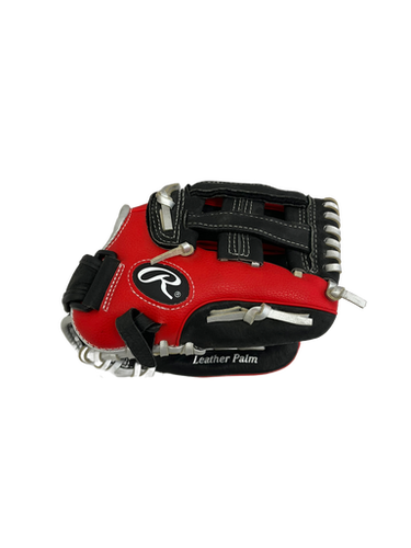 Used Rawlings PLAYMAKER SERIES BB/SB Glove RH Throw Black 10 1/2" 11692-S000139594