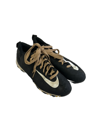 Used Nike ALPHA SHARK Jr FB Cleats Black Junior 05.5 11692-S000139518