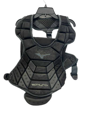 Used Mizuno SAMURAI ADULT Catchers Chest Protector Black Adult 11692-S000139626