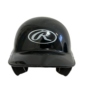 Used Rawlings MLTBH Batting Helmet No Mask Black One Size 11692-S000139612
